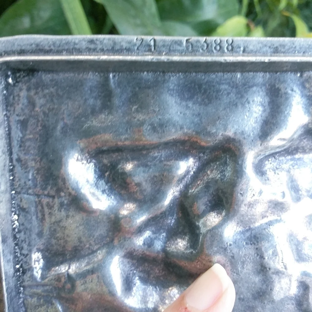 Vintage Cherubs Pewter Trinkets Box